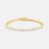 Three Prong 2mm Round Tennis Bracelet