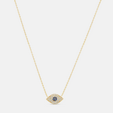 Pave Evil Eye Necklace