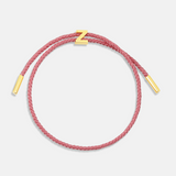Adjustable Initial Rope Bracelet
