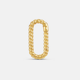 Oval Charm Connector