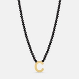 Beaded Initial Necklace