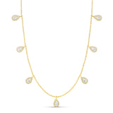 Multi Pear Drop Necklace