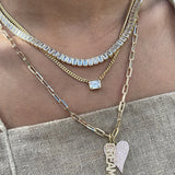 Pave Heart Charm