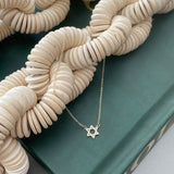 Pave Star of David Necklace