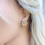 Claw Hoop Earrings