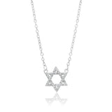 Pave Star of David Necklace
