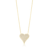Contour Pave Heart