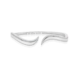 Pave Outline Curl Cuff