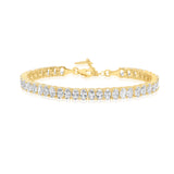Oval Prong-Set Tennis Bracelet