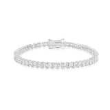 Large Square Tennis Bracelet