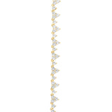Cluster Tennis Necklace