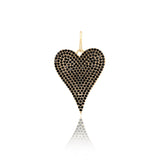 Pave Heart Charm