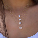 Mini Bezel Solitaire Necklace