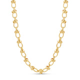 Oval Link Knotted Chain