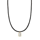 Cord Necklace with Fancy Shape