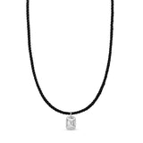 Cord Necklace with Fancy Shape