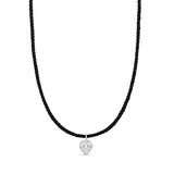 Cord Necklace with Fancy Shape
