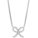 Pave Ribbon on a Curb Chain