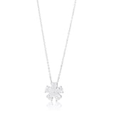 Prong-Set Flower Necklace