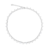 Cluster Tennis Necklace