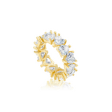 Heart Prong-Set Eternity Band