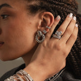 Oval Prong-Set Eternity Band