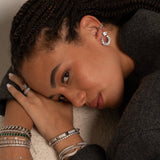 Pave Studded 5 Row Bangle