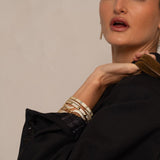 Pave Studded 5 Row Bangle