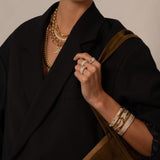 Pave Cigar Ring