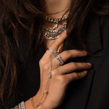 Multi Stone Hand Chain