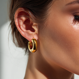 Curved Chunky Hoops