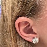 Fluted Flower Studs