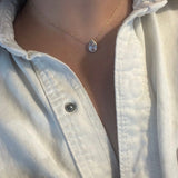 Bezel-Set Solitaire Necklace
