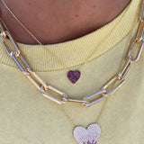 Mini Pave Heart