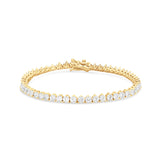 Three Prong 2mm Round Tennis Bracelet