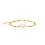 Fancy Shape on a Curb Chain Bracelet