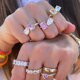 Fancy Shape Stack Ring