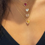 Bezel-Set Solitaire Necklace