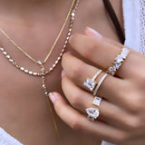 Heart Prong-Set Eternity Band