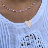 Multi Shape Bar Tennis Necklace