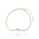 Fancy Heart Tennis Bracelet