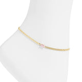 Curb Chain with Stone