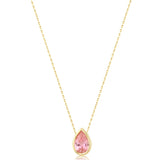 Bezel-Set Solitaire Necklace
