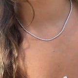 2mm Classic Tennis Necklace