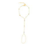 Multi Stone Hand Chain