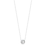 Mini Bezel Solitaire Necklace