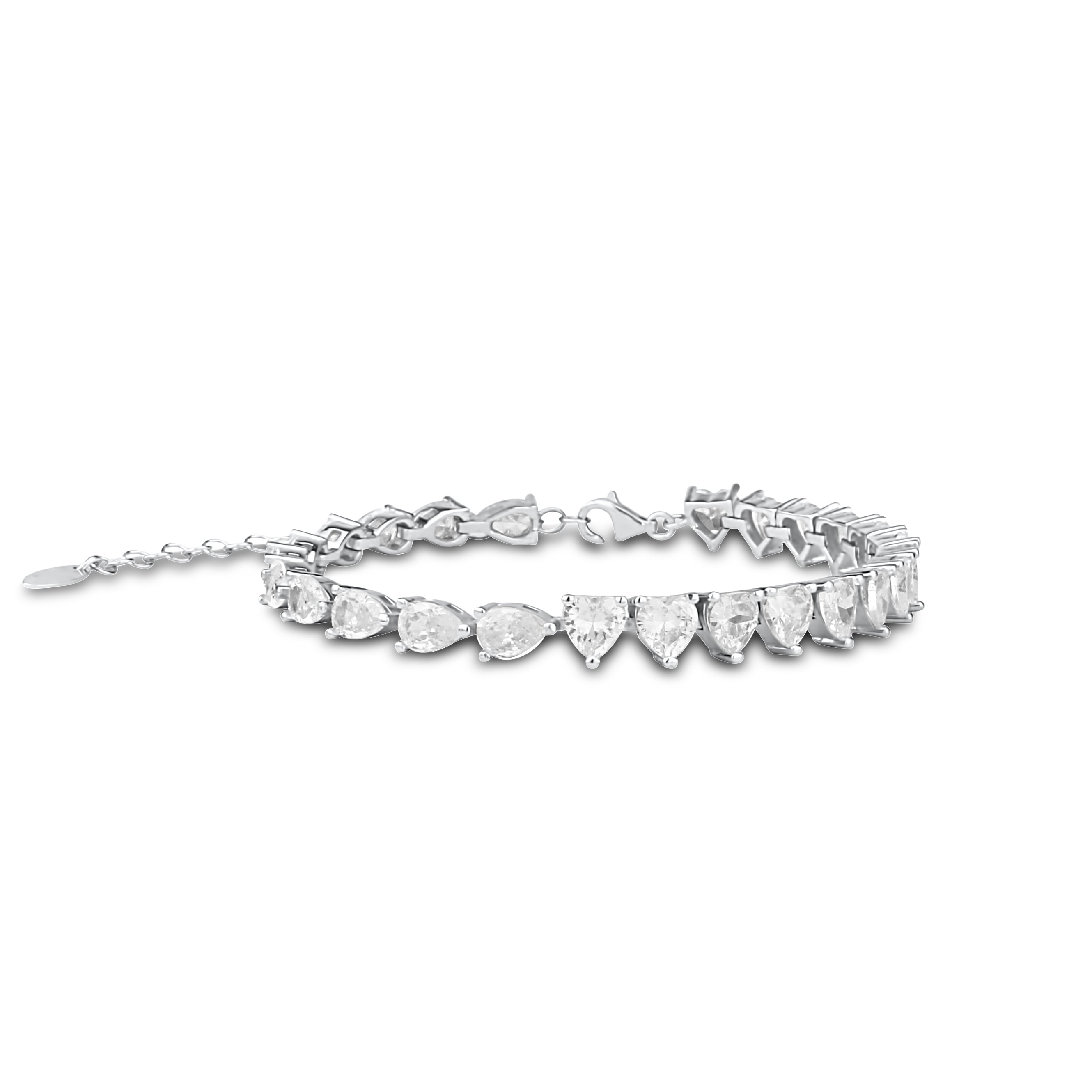 Heart Shape Diamond Bracelet