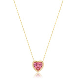 Bezel-Set Solitaire Necklace