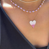Multi Shape Bar Tennis Necklace
