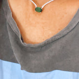 Fancy Oval Tennis Necklace